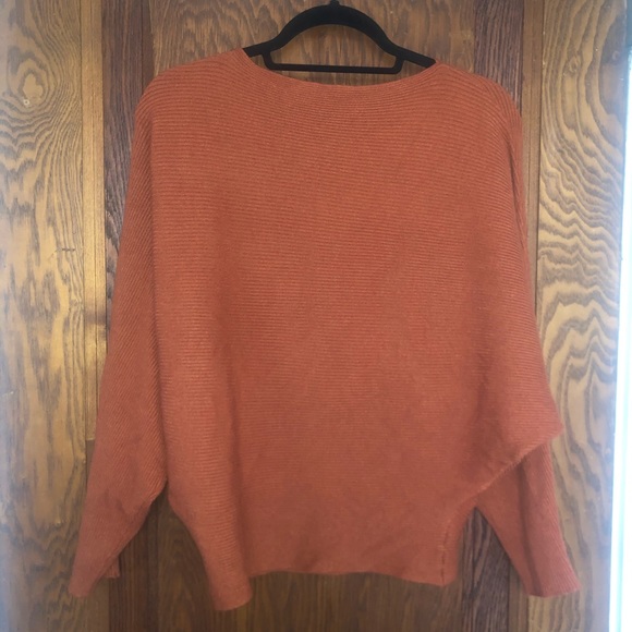 Boat Neck Batwing Sleeve Knitted Sweater - Picture 6 of 6